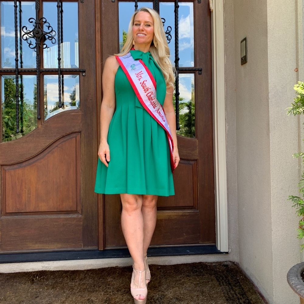 Vince Camuto Emerald Green Dress